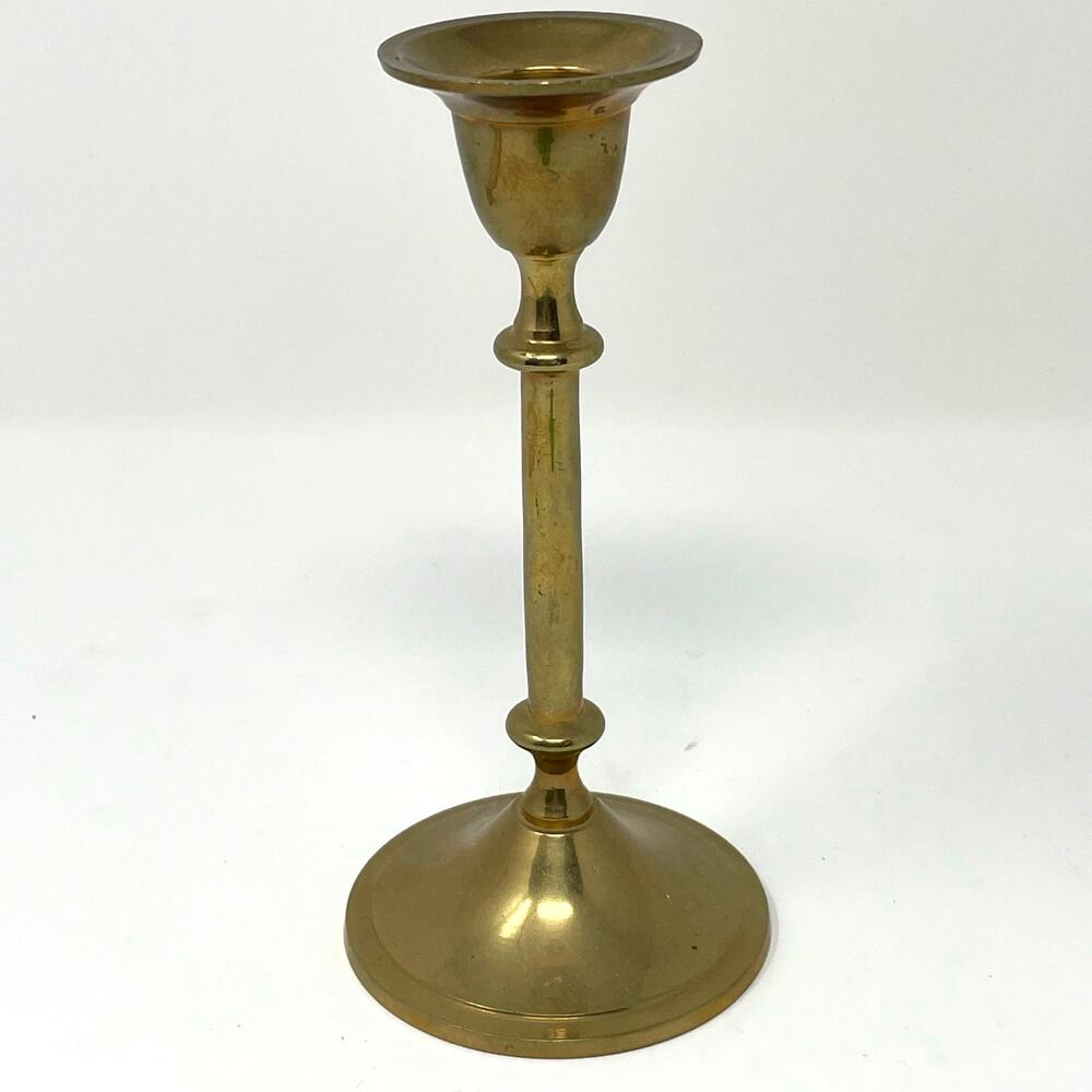 Brass candle stick Made in India RIH Solid Brass 6 Inches